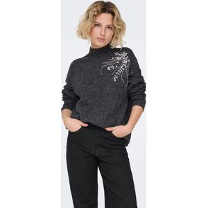 Onlriva - Gebreide Pullover - Hoge Hals - Lange Mouwen - Regular Fit