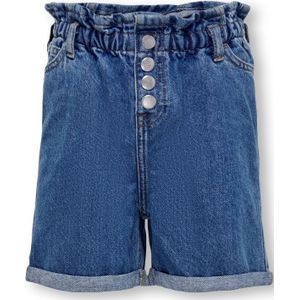 KIDS ONLY - Paperbag Shorts - Blauw - Katoen - Regular Fit