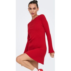 Onlmichella - Midi-jurk - Gebreide Jurk - O-hals - Lange Mouwen - Knit Fit