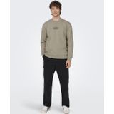 Kobe Bryant Celebrity Crew Neck Vintage Khaki