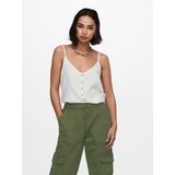 ONLY - Astrid - Spaghetti Top - Wit - V-hals - Mouwloos