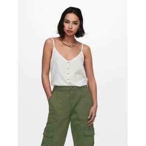 ONLY - Astrid - Spaghetti Top - Wit - V-hals - Mouwloos