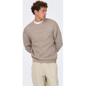 Onsjoe - Pullover - Gebreide Pullover - Ronde Hals - Lange Mouwen - Relaxed Fit