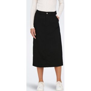 Rok - Zwart - Katoen - Knoop en Ritssluiting