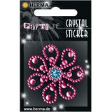 Crystal stickers bloem [3x]