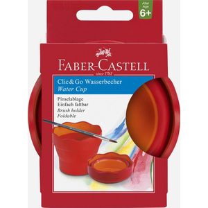 watercup Faber-Castell Clic & Go roze / oranje [6x]