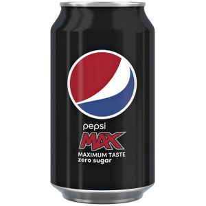 Frisdrank Pepsi Max cola blik 330ml [24x]