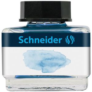 Inktpotje Schneider 15ml pastel IJsblauw voor