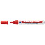 Viltstift edding 3300 schuin 1-5mm rood [10x]