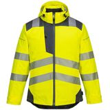 Portwest - PW3 Hi-Vis Winterjack T400 - Winterjack - Geel - Waterdicht - Bescherming tegen Koude tot -40°C