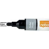 Viltstift Nobo whiteboard Liquid ink rond assorti 3mm 10stuks