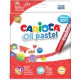 Carioca oliepastels, doos van 24 stuks in geassorteerde kleuren [6x]