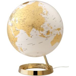 Globe Bright Goud 30cm diameter kunststof voet met verlichting