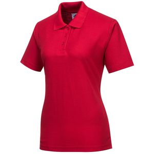 Naples Dames Poloshirt maat XL, Red