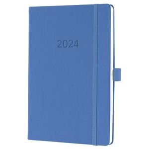 Agenda 2024 Sigel Conceptum A5 7dagen/2pagina's marineblauw