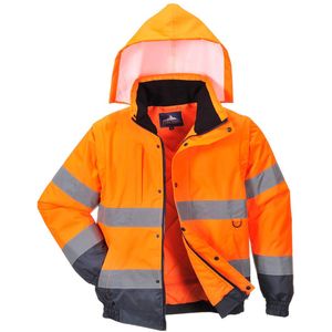 HI-Vis 2-in-1 Bomberjack maat Medium, Orange