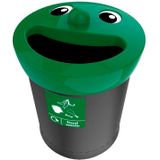 Smiley Face Bin - Afvalbak - 52 ltr - Gekleurd Deksel - UV-bestendig