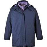Portwest - Elgin S571 - Damesjack - Marine - 3-in-1 Water- en Windproof