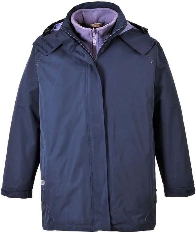 Portwest - Elgin S571 - Damesjack - Marine - 3-in-1 Water- en Windproof