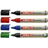 Viltstift edding 28 whiteboard Ecoline rond 1.5-3mm rood [10x]