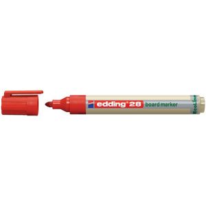 Viltstift edding 28 whiteboard Ecoline rond 1.5-3mm rood [10x]
