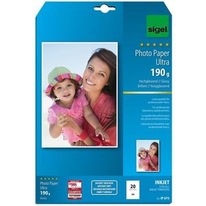 inkjet Ultra fotopapier A4 180 gram hoogglans 20 vel