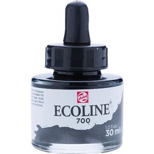 Talens Ecoline waterverf flacon van 30 ml, zwart [3x]