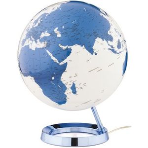 Globe Bright HOT blue 30cm diameter kunststof voet met verlichting