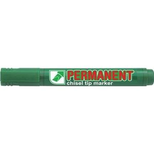Crown permanent marker, schuine punt, schrijfbreedte 1 - 3 mm, groen