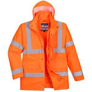 Hi-Vis 4-in-1 Verkeersjack maat XL, Orange