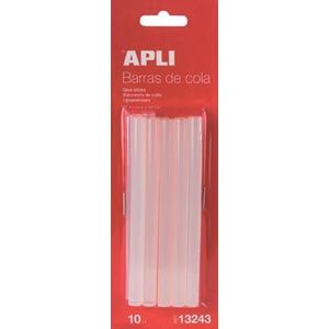 Apli transparante lijmpatronen 7,5 mm, blister met 10 stuks