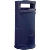 Buitenbak met afdak 120 ltr kleur blauw