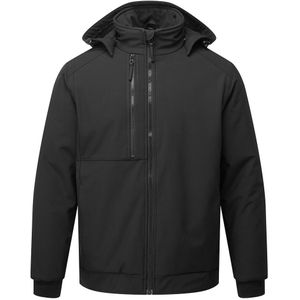 WX2 Eco Gevoerde Softshell 2 (L) maat L, "Black Tall"