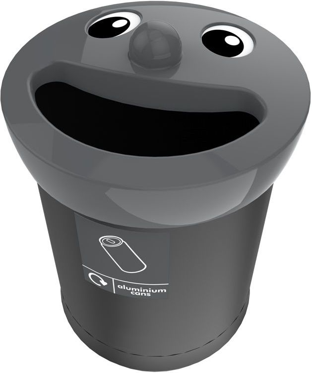 Smiley Face recycling afvalbak 52 liter, aluminium cans (VB719488)
