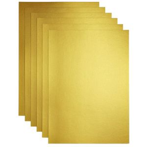 Kopieerpapier Papicolor A4 120gr 6vel metallic goud