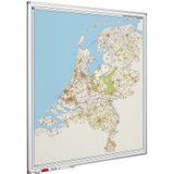 Landkaart bord Softline profiel 8mm, Nederland PC