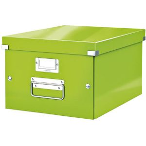 Opbergbox Leitz WOW Click & Store 281x200x370mm Groen