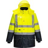 Hi-Vis 7-in-1 Contrast Traffic Jack maat 3 XL, YeNa