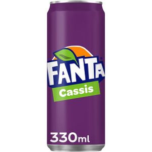 Frisdrank Fanta cassis blik 330ml [24x]