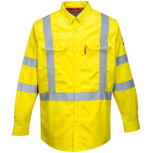 Bizflame 88/12 FR Hi-Vis-shirt maat XXL, Yellow