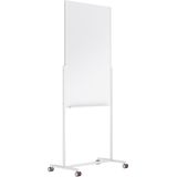 Universeel 3-in-1-Bord magnetoplan, whiteboard  prikbord in grijs vilt, 750 x 1200mm