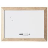 Bi-Office Kamashi magnetisch whiteboard met naturel kader