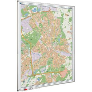 Landkaart bord Softline profiel 8mm, Eindhoven