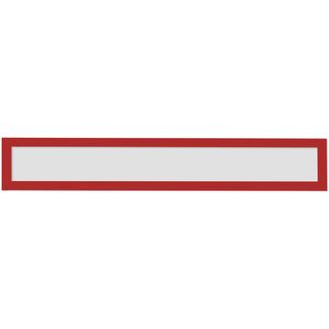 Magnetisch frame magnetofix TOPSIGN, A5 liggend/A4 staand, rood, 5 stuks