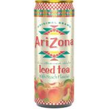 Arizona ijsthee Peach Iced Tea, blik van 33 cl, pak van 12