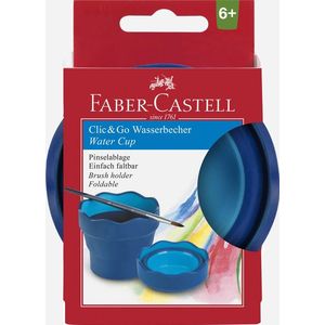 watercup Faber-Castell Clic&Go blauw [6x]