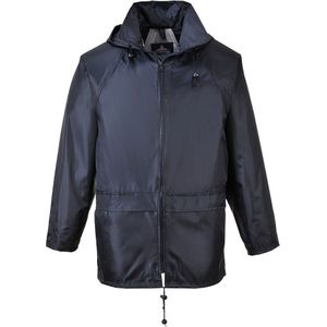 Klassieke Volwassen Regenjas maat XSmall, Navy