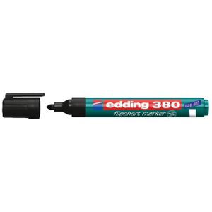 Viltstift edding 380 flipover rond 1.5-3mm zwart [10x]