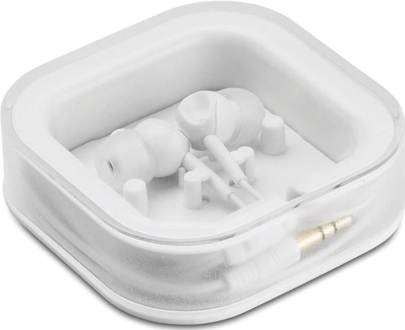 Siliconen oordopjes in doosje Musisoft, wit