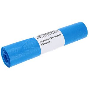 Afvalzak Cleaninq 90x110cm HDPE T25 160L blauw [15x]